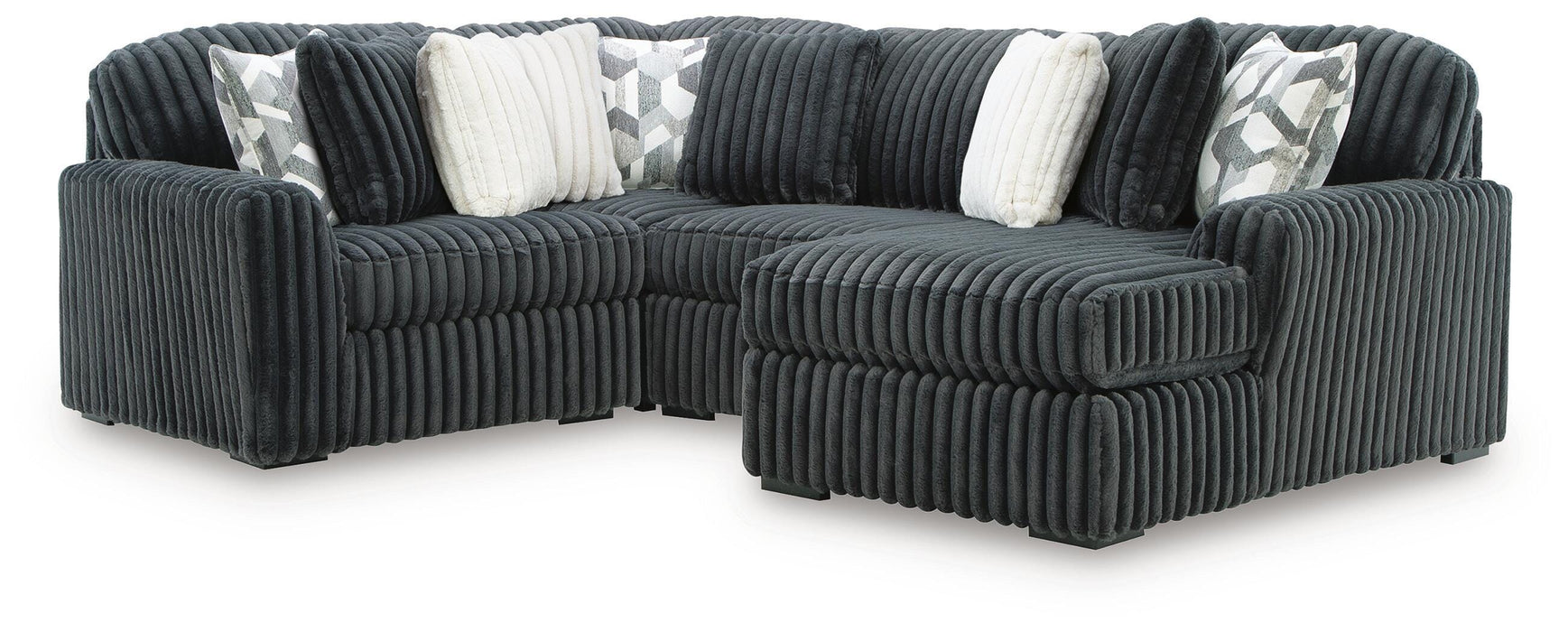 4-Piece Sectional with Chaise