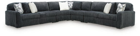 Signature Design Gunmetal 5-Piece Sectional