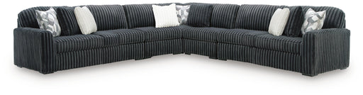 Signature Design Gunmetal 5-Piece Sectional