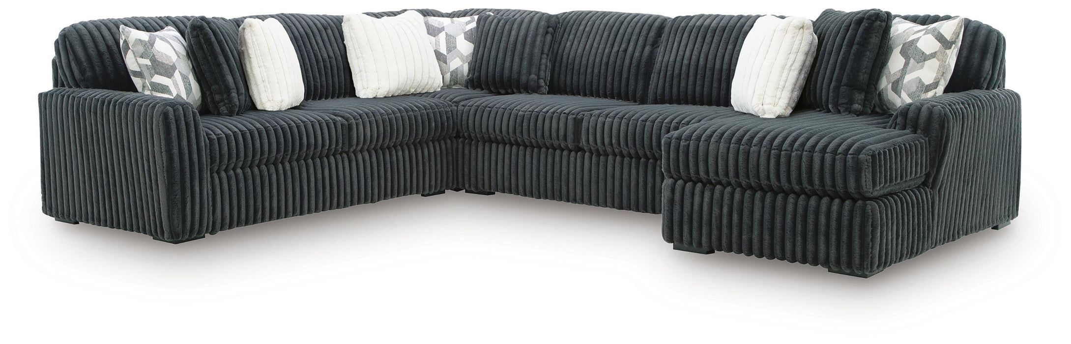 4-Piece Sectional with Chaise
