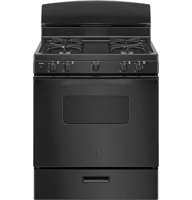 GE - 4.8 Cu. Ft. Freestanding Gas Range - Black - new