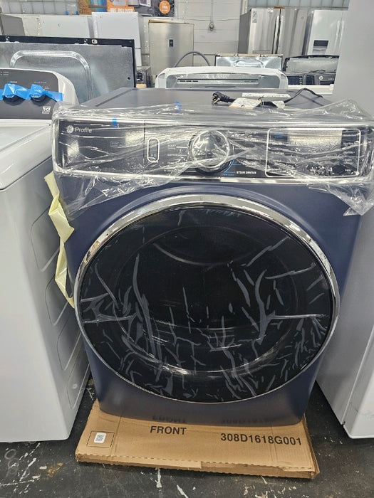 GE Profile 7.8 cu. ft. vented Gas Dryer in Sapphire Blue with Steam and Sanitize Cycle, ENERGY STAR - new
