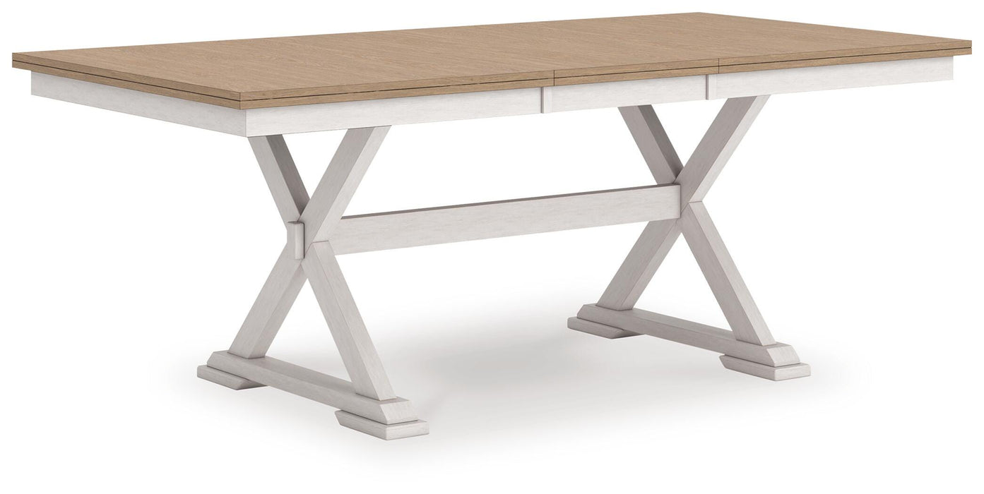 Westlinport Antique White/Natural Dining Collection
