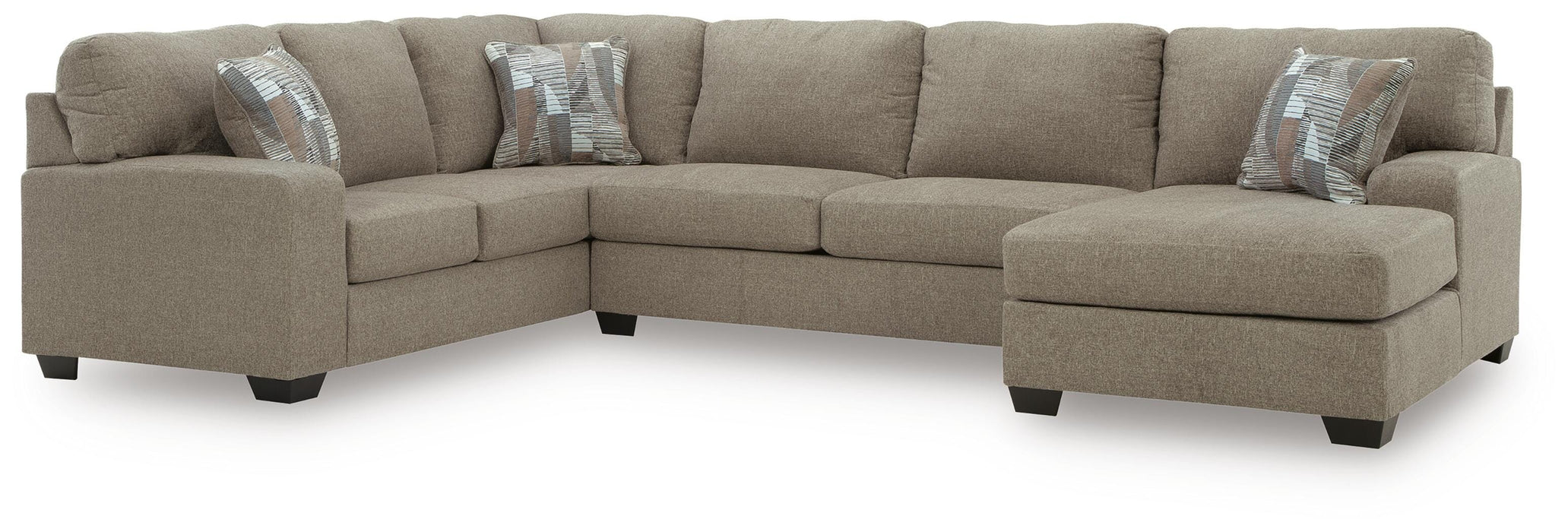 Newellen Hemp Newellen 3-Piece Sleeper Sectional with Chaise