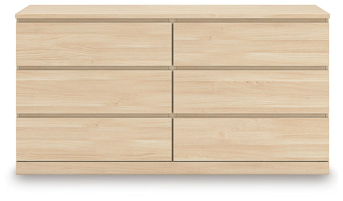 Onita Natural Six Drawer Dresser