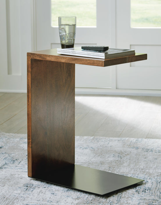 Wimshaw Brown/Black Accent Table