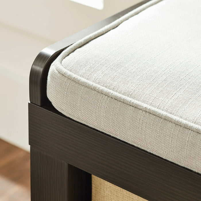 Better Homes & Gardens 4-Cube Shoe Storage 58.39 Bench, Espresso - open_box