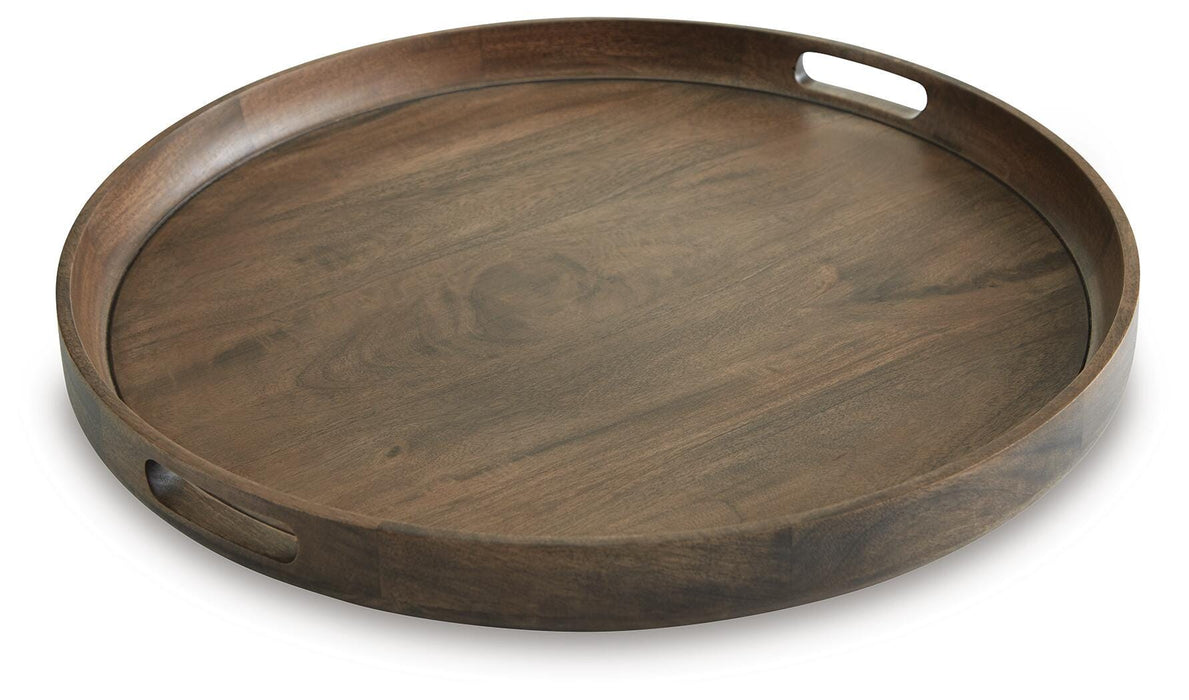 Webbworth Gray Brown Tray