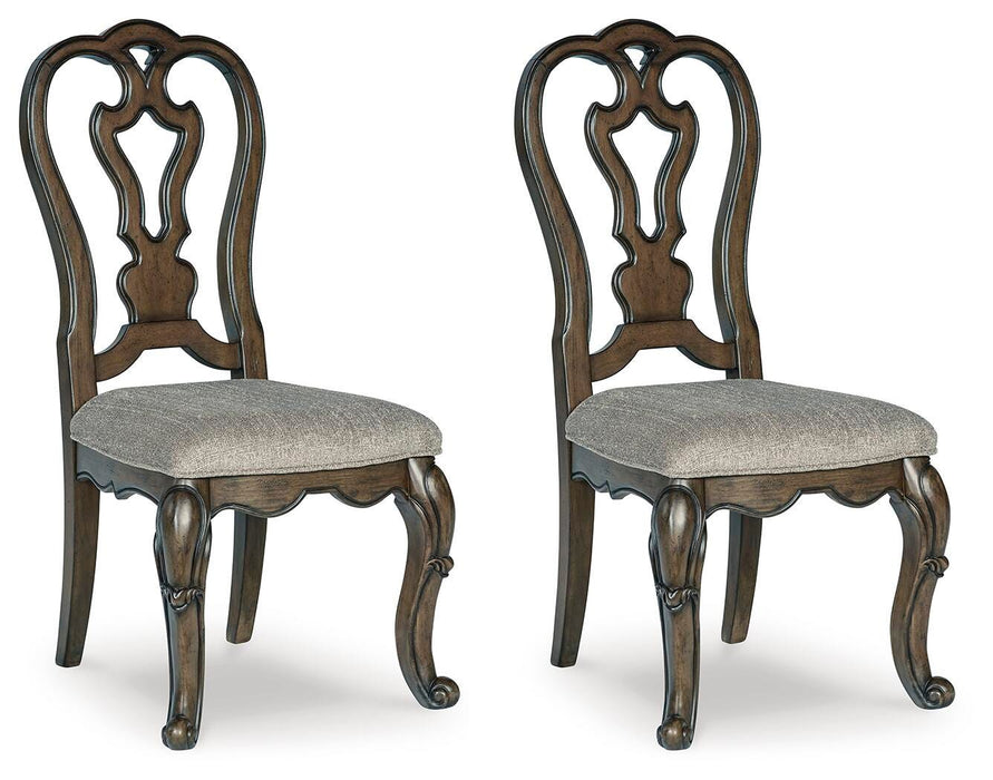 Maylee Dark Brown Dining Collection