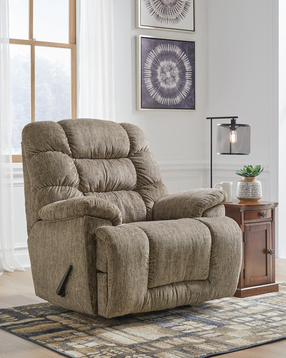 Bridgtrail Taupe Rocker Recliner