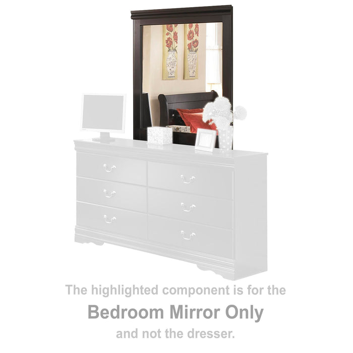 Huey Vineyard Black Bedroom Mirror