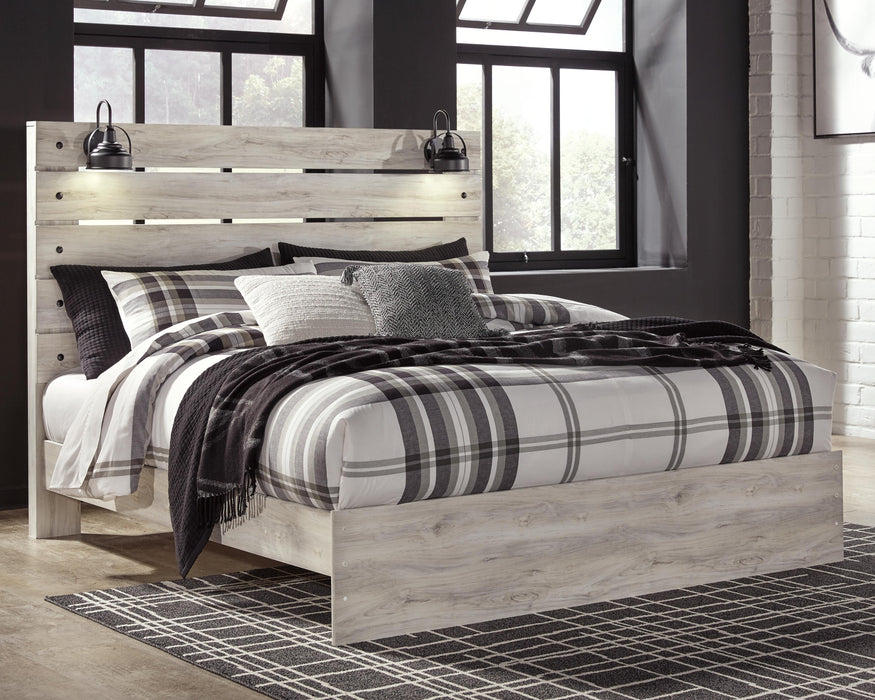 Cambeck Whitewash Cambeck King Panel Bed