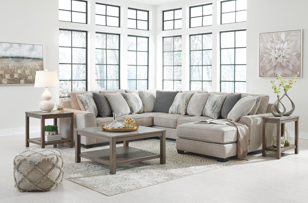 Ardsley Pewter Ardsley 4-Piece Sectional with Chaise
