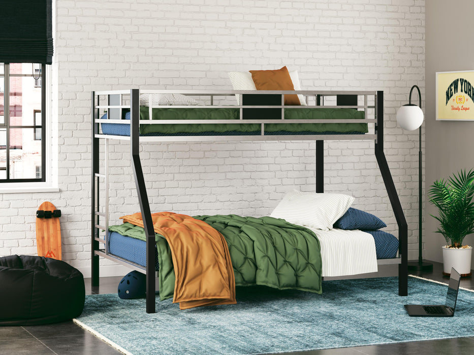 Dinsmore Black/Gray Bedroom Furniture Pieces