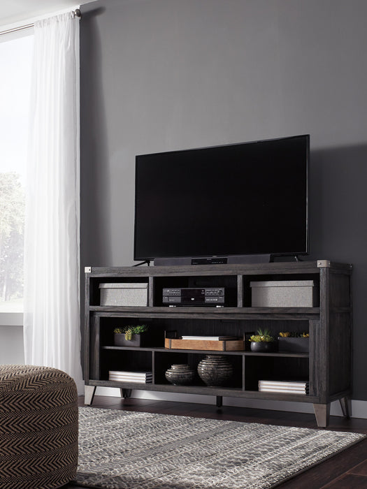 Todoe Gray LG TV Stand w/Fireplace Option