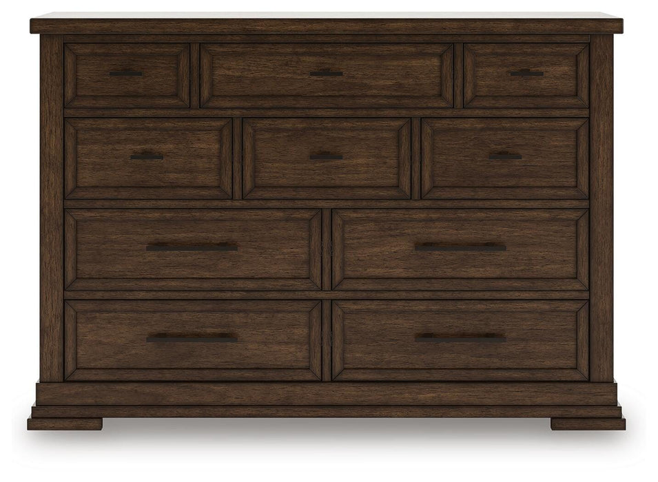 Taffenbrook Medium Brown Dresser