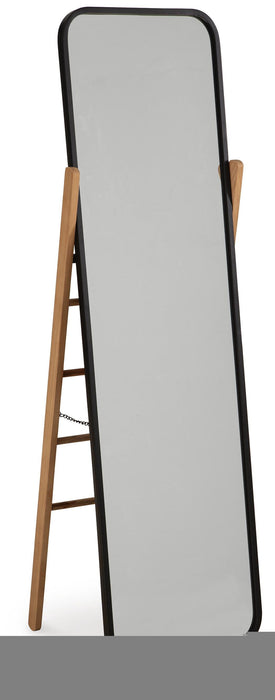 Bronick Black/Brown Floor Mirror