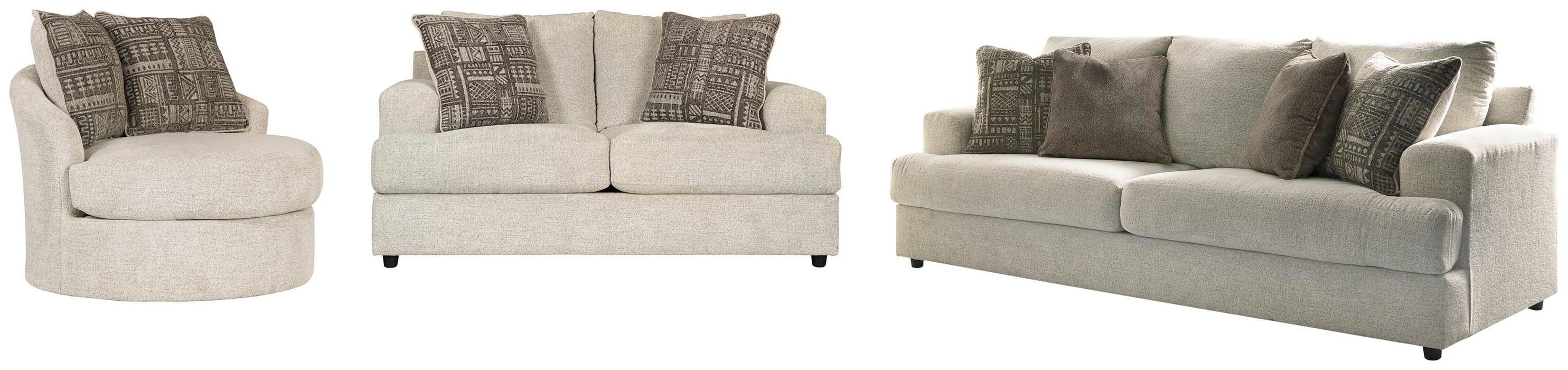 Soletren Stone Soletren Sofa, Loveseat and Chair
