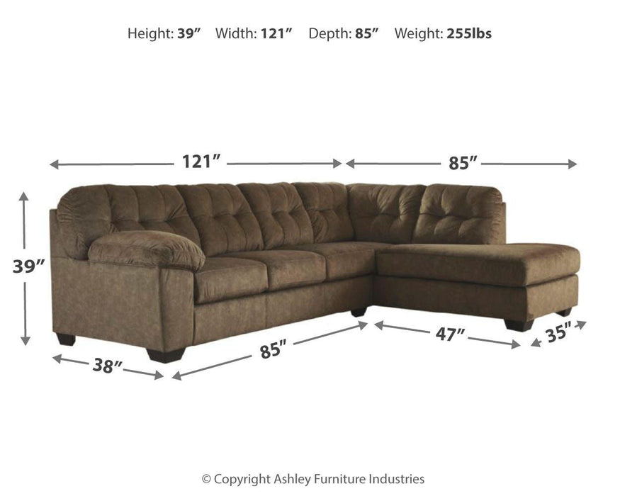 Accrington Earth Accrington 2-Piece Sectional with Chaise