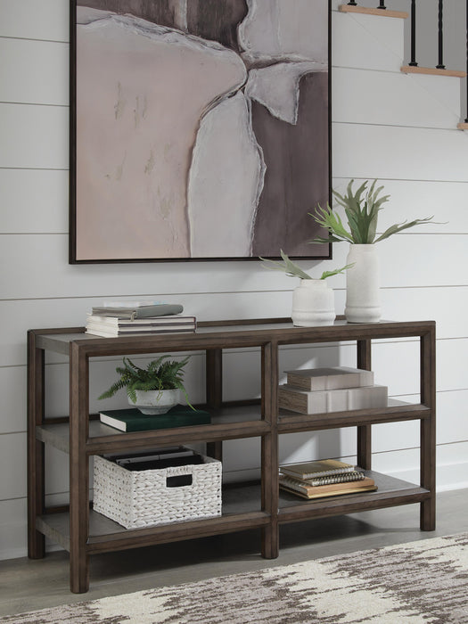 Kallenny Brown/Gray Sofa Table
