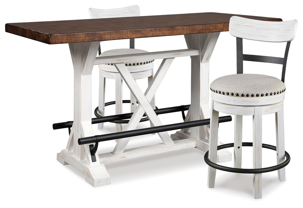 Valebeck White/Brown Dining Collection