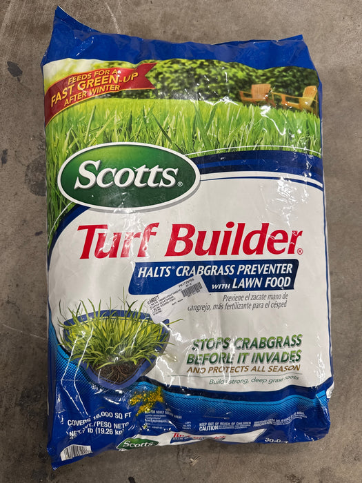 Scotts Turf Builder Halts Crabgrass Preventer with Lawn Food, 16,000 sq.ft - open_box
