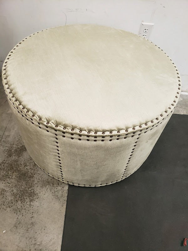 Sherri Cocktail Ottoman with Nail Heads - Safavieh - open_box