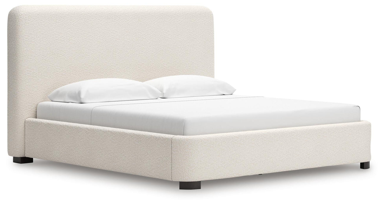 Whittgate Beige King Upholstered Bed