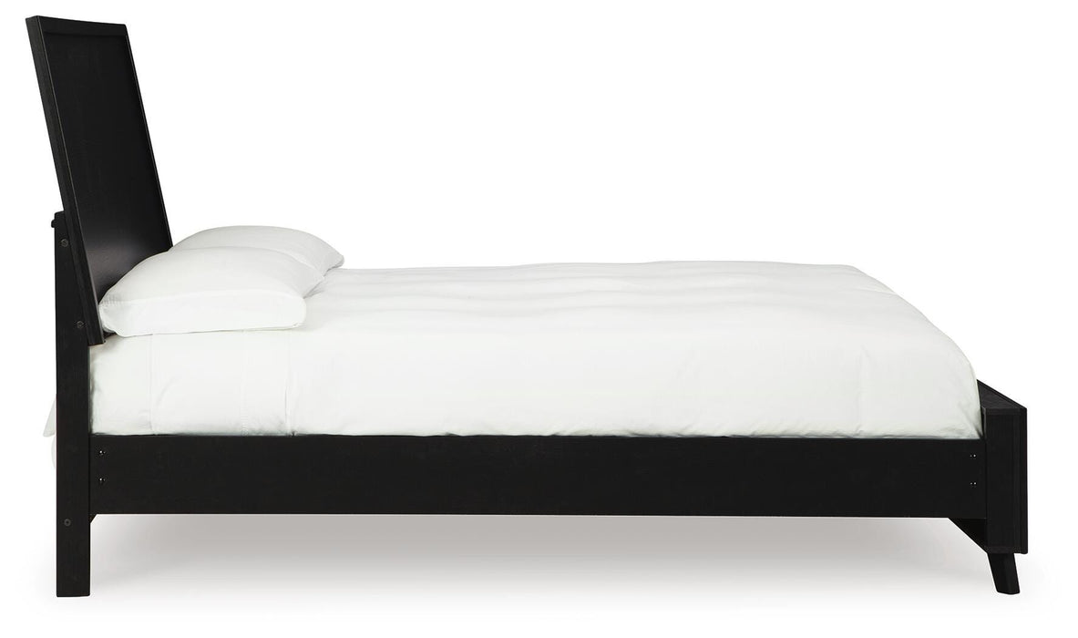 Danziar Black Danziar King Panel Bed