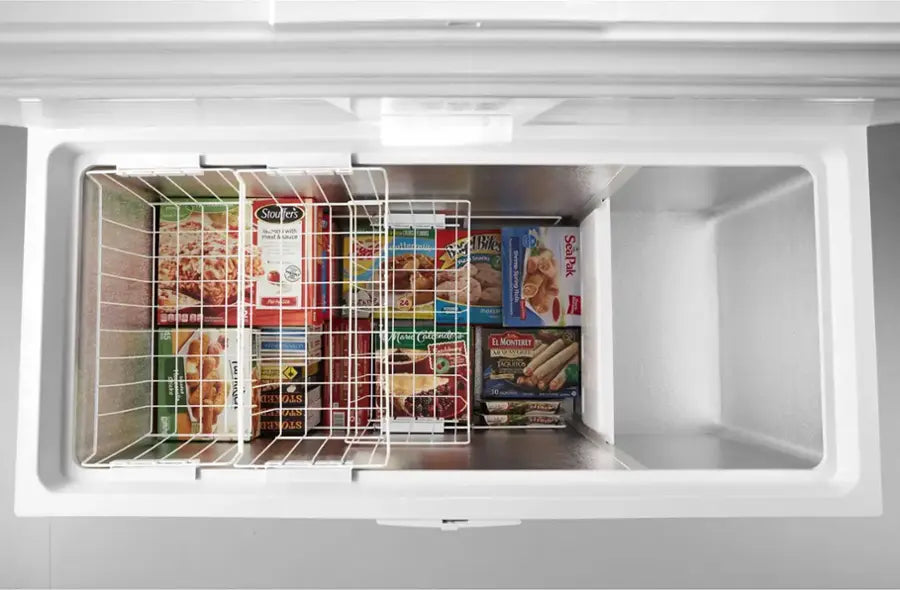 Whirlpool - 16 Cu. Ft. Chest Freezer with Basket - White - open_box