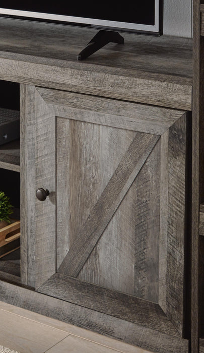 Wynnlow Gray Wynnlow 4-Piece Entertainment Center