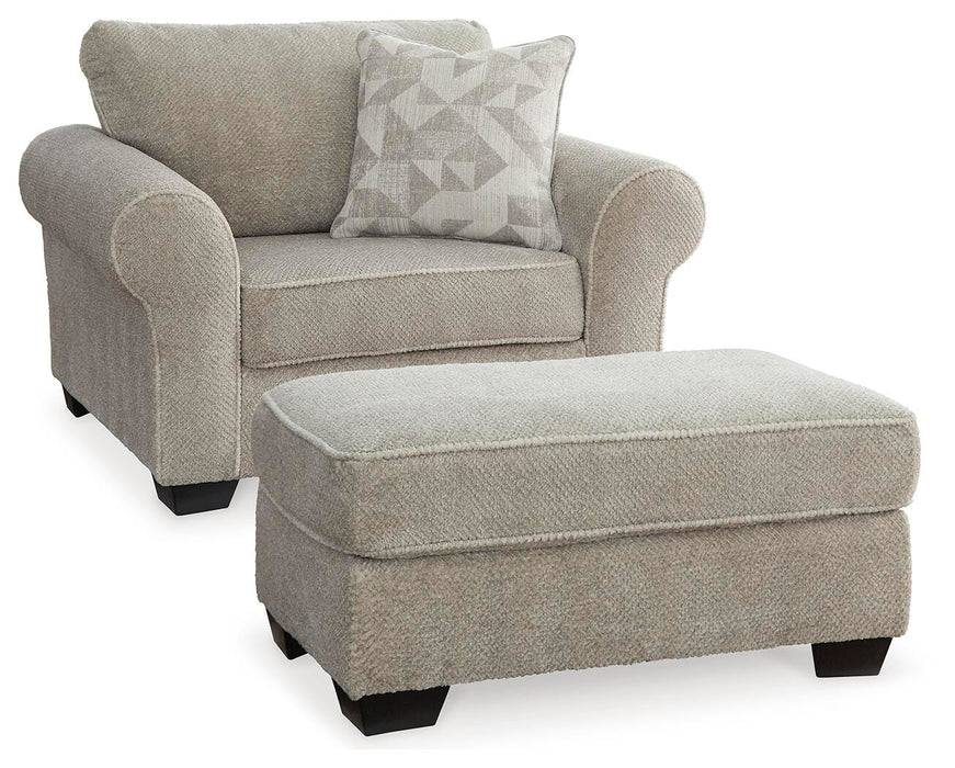 Discota Sisal Discota Chair and Ottoman