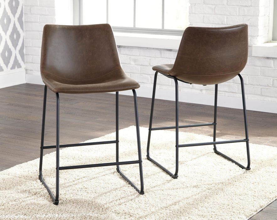 Centiar Brown Upholstered Barstool (Priced Per Item, Must Order 2, 4, 6, or 8)