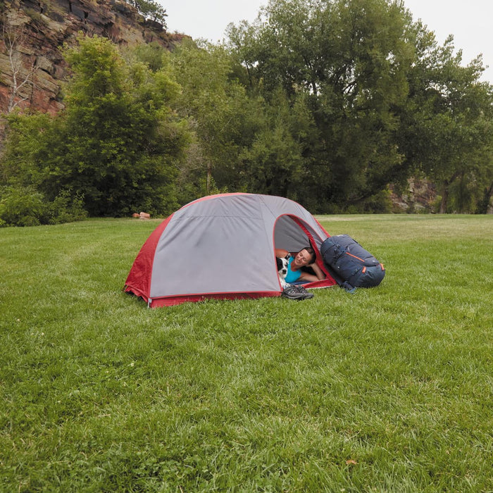 Ozark Trail 1-Person Backpacking Tent with Large Door for Easy Entry, Carry Weight-4.4lbs. - use_like_new