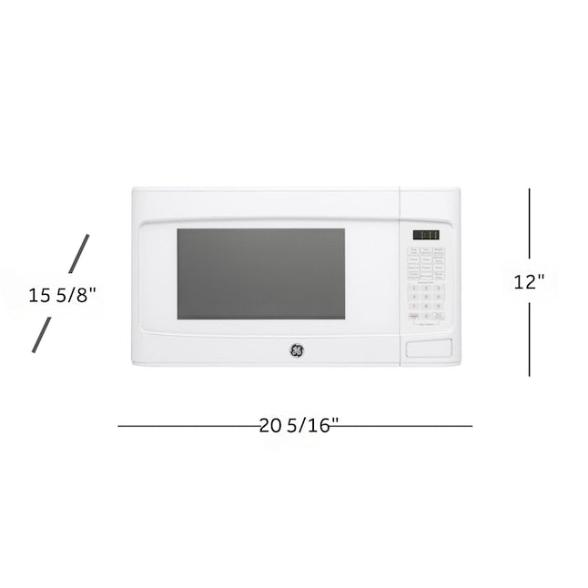 GE 1.1-cu ft 950 -Watt Countertop Microwave ( White ) - new