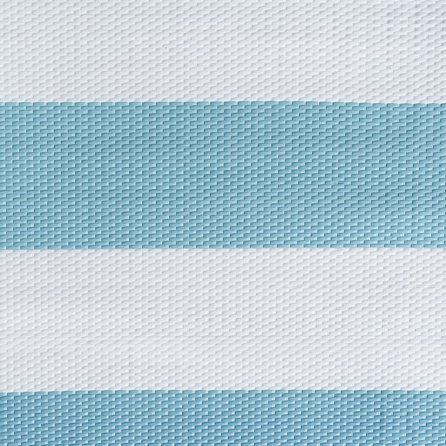 Tayse Luna 7 x 10 (ft) Flatweave Aqua Rectangular Outdoor Pet Friendly Area rug - new