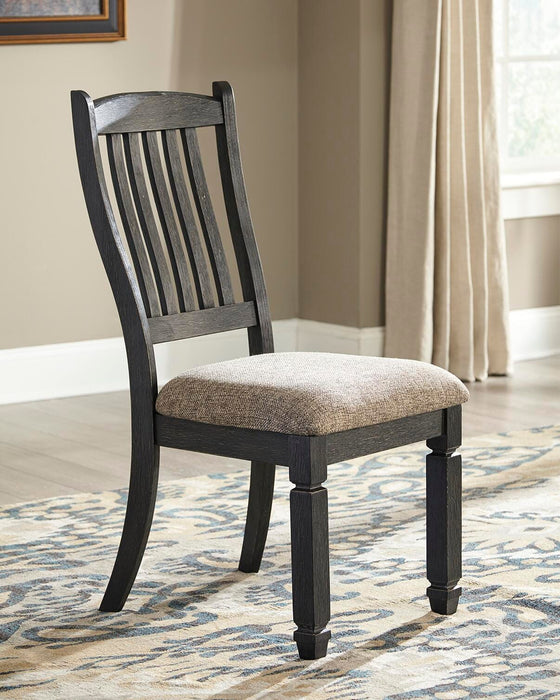 Tyler Creek Black/Grayish Brown Dining UPH Side Chair (Priced Per Item, Must Order 2, 4, 6, or 8)
