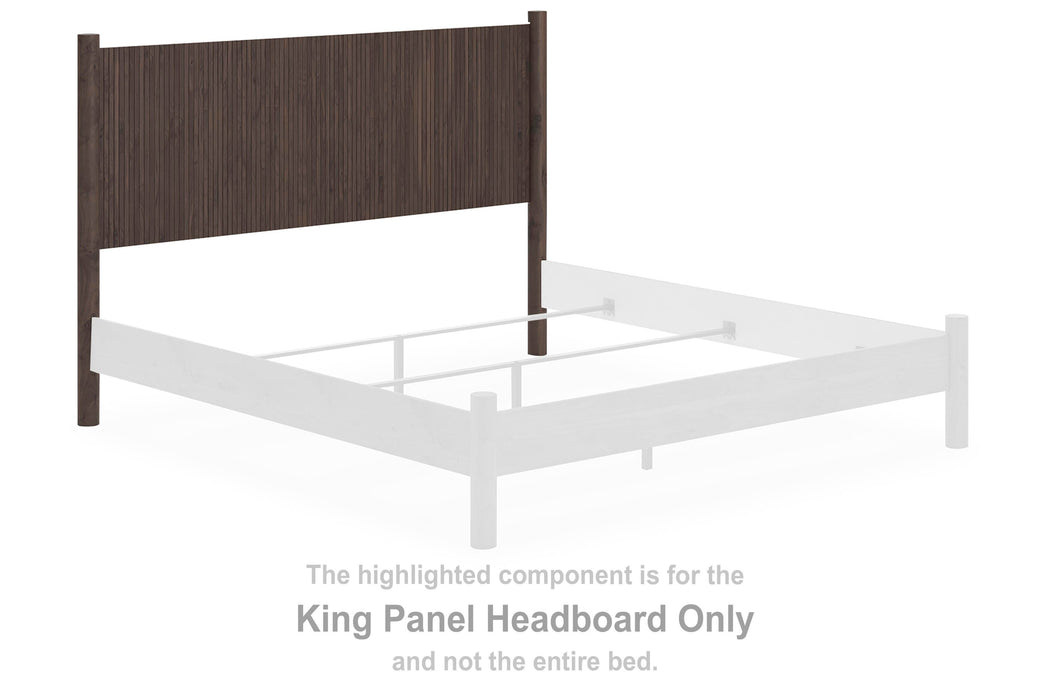 Cadmori Brown King Panel Headboard