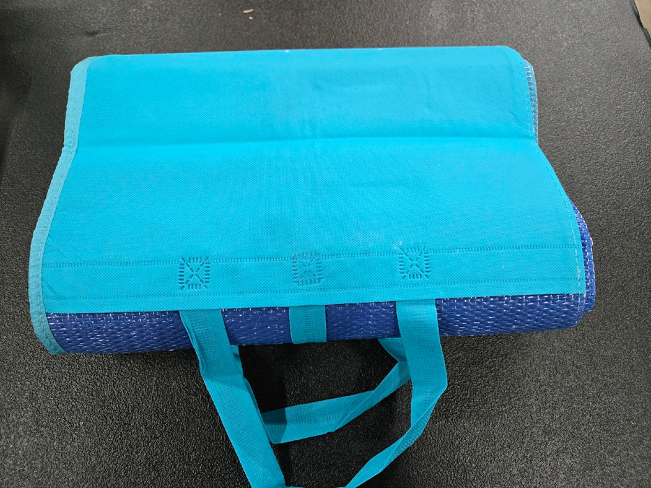 Mainstays 5'x7' Aqua Blue Beach Mat - new