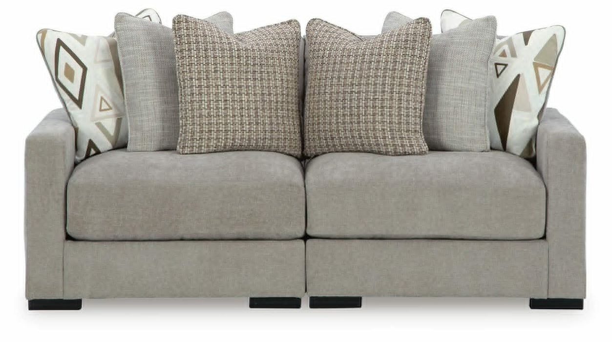 Aslan Court Flax Aslan Court 2-Piece Loveseat Sectional