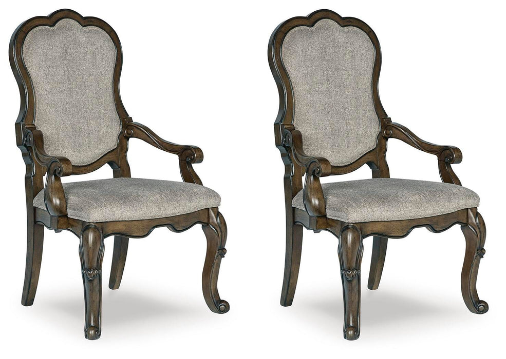 Maylee Dark Brown Dining Collection
