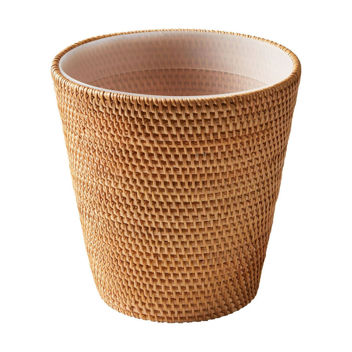 Better Homes & Gardens Rattan Bathroom Wastebasket - new