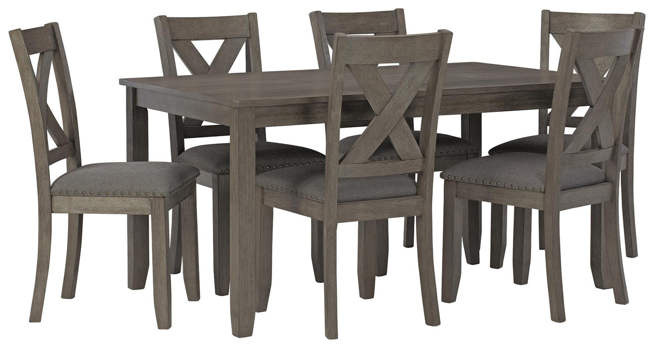 Caitbrook Gray RECT DRM Table Set (7/CN)