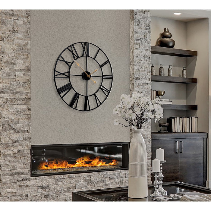 Sorbus 23 Quartz Battery Powered Wall Clock, Roman Numeral - open_box