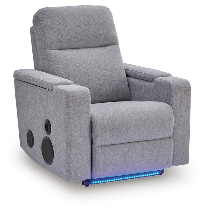 Landdin Pewter Glider PWR REC w/Audio System