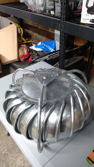 Master Flow Turbine Head Galvanized Steel 12"Externally Braced Roof Vent Durable - new