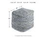 Signature Design Blue Pouf