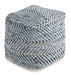 Signature Design Blue Pouf