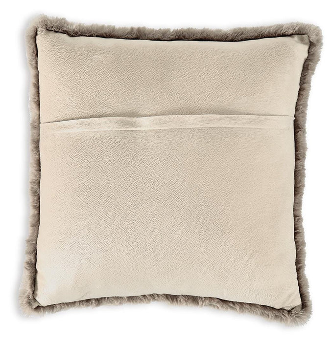 Signature Design Taupe Pillow (4/CS)