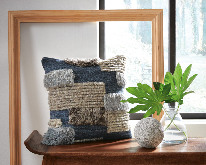 Signature Design Blue/Gray/White Pillow